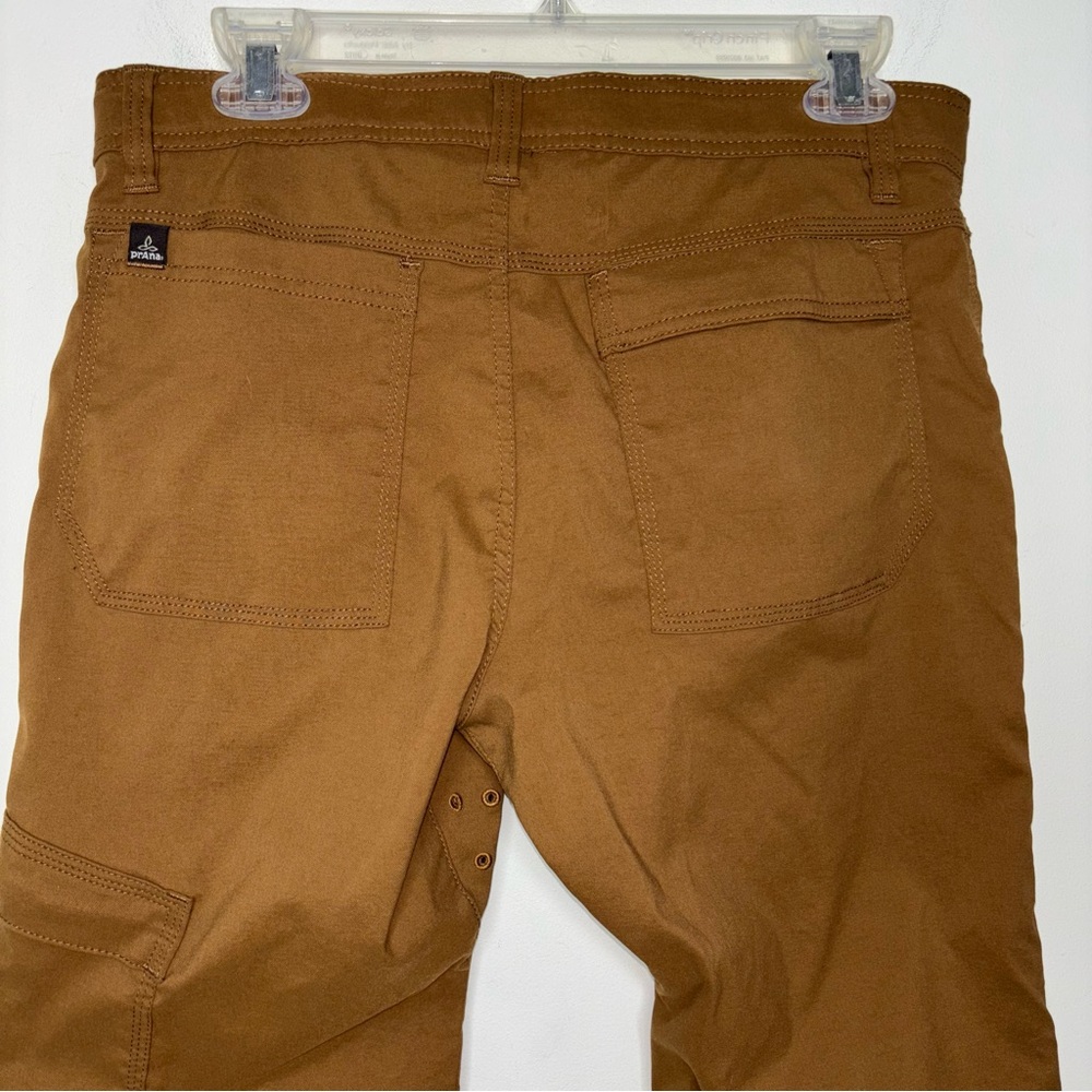 Prana Stretch Zion Pants Men 32x32 Brown Chino Performance Hiking Gorpcore - Picture 8 of 14